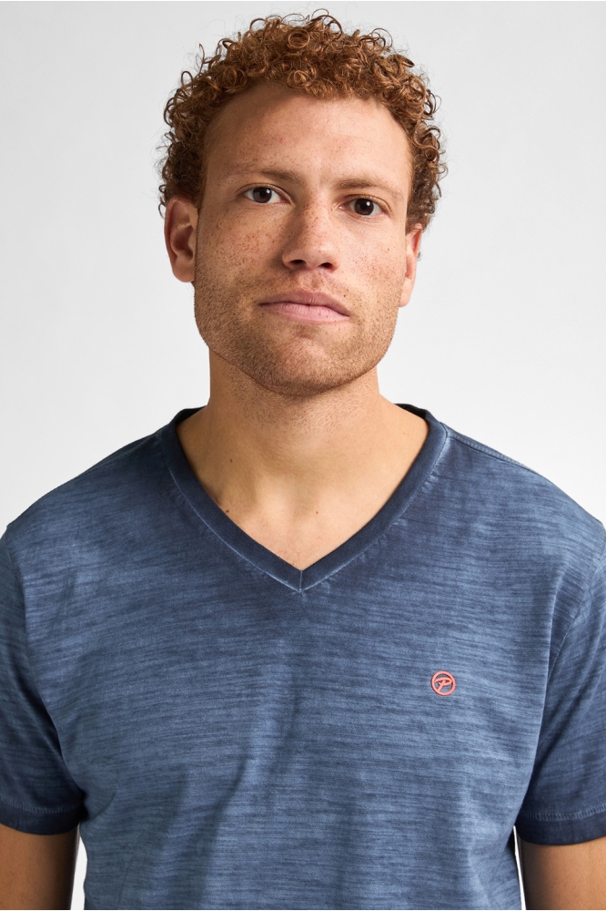 T SHIRT MET LOGO M 1050 TSV662 5178 Navy Blue